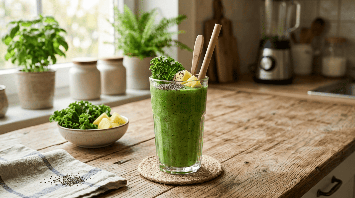 Boerenkool-ananassmoothie