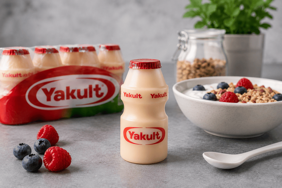 yakult met ontbijt