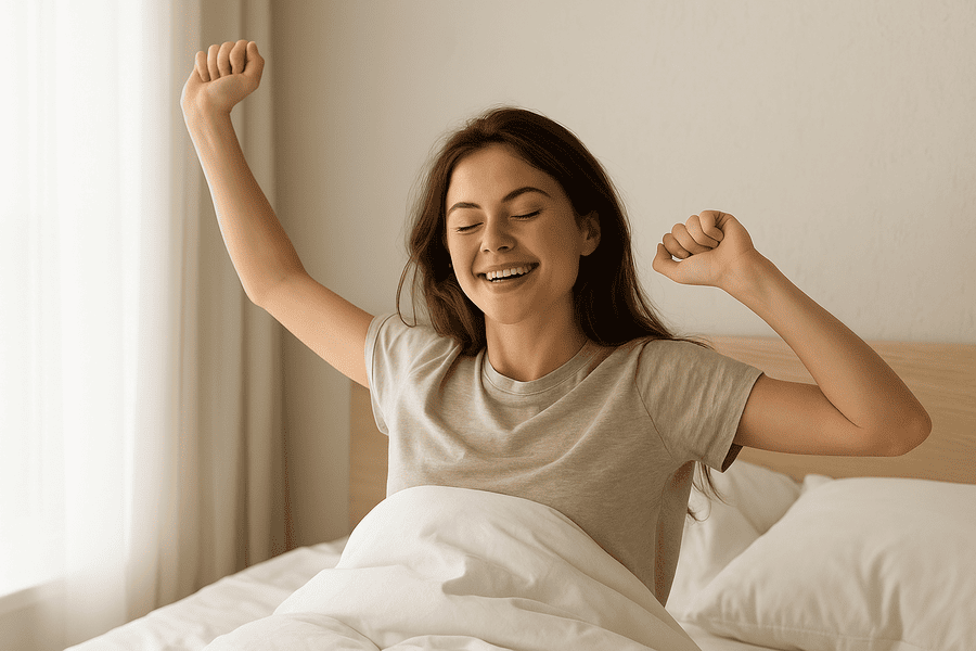 uitgerust wakker worden beter slapen