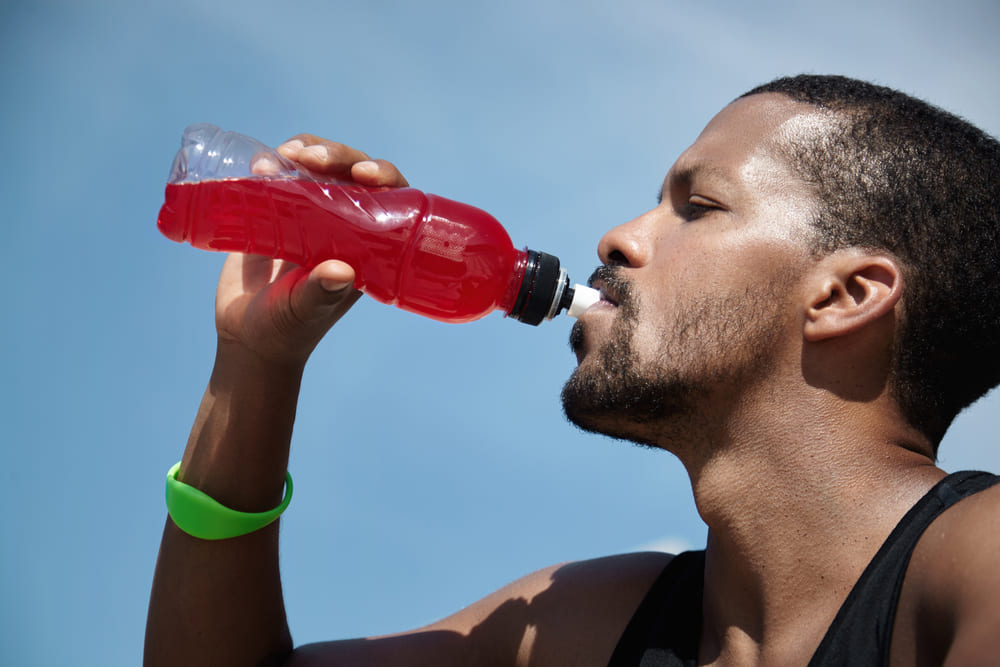 sportdrank drinken voor meer energie voor het sporten