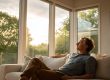 Persoon ontspant in een onderhoudsarme woning die bijdraagt aan een gezonder leven
