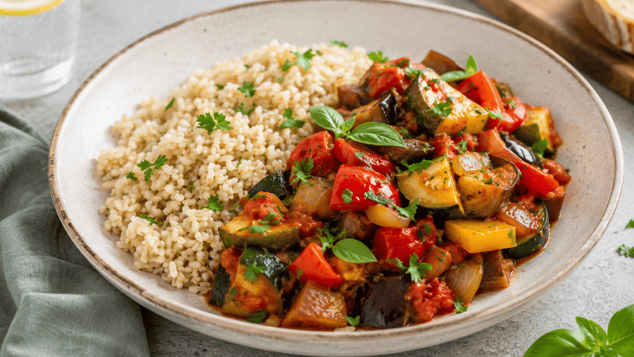 verse ratatouille met quinoa