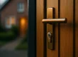 Moderne voordeur met veilig slot voor slotenmaker Herten